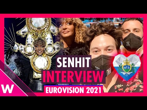 Senhit + Luca Tommassini Interview @ Eurovision 2021 | San Marino "Adrenalina"