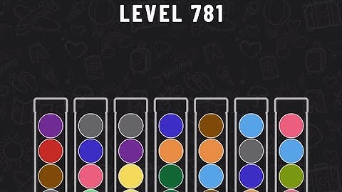 Ball Sort Puzzle Level 781 #ballsortpuzzle #ballsortpuzzlegameplay #puzzlegame #mobilegames