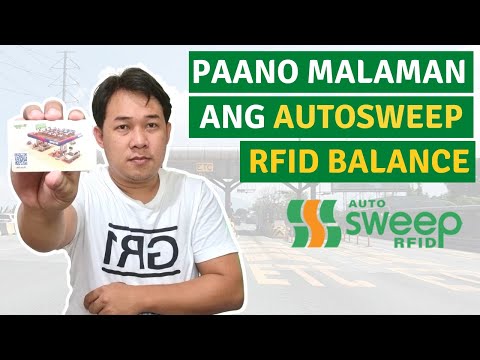 PAANO MALAMAN ANG ANG AUTOSWEEP RFID BALANCE