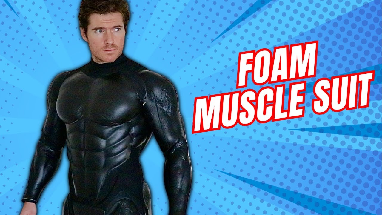 Gluing Down a Foam Muscle Suit 