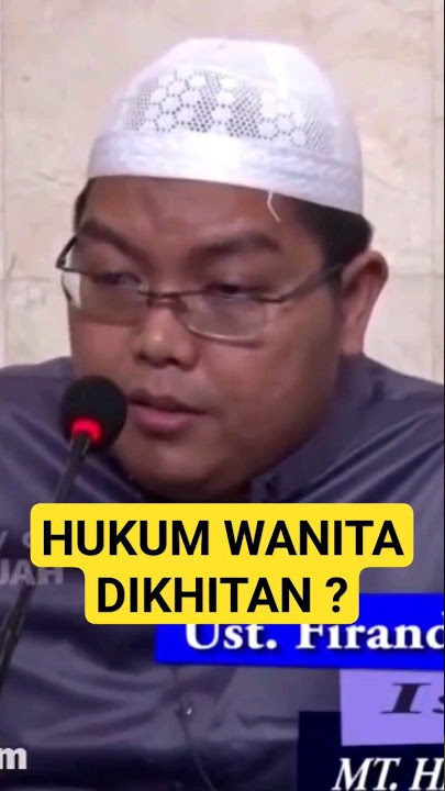 Hukum wanita dikhitan. sunnah apa wajib? - Ustadz Dr. Firanda Andirja, MA #dikhitan #wanita #shorts