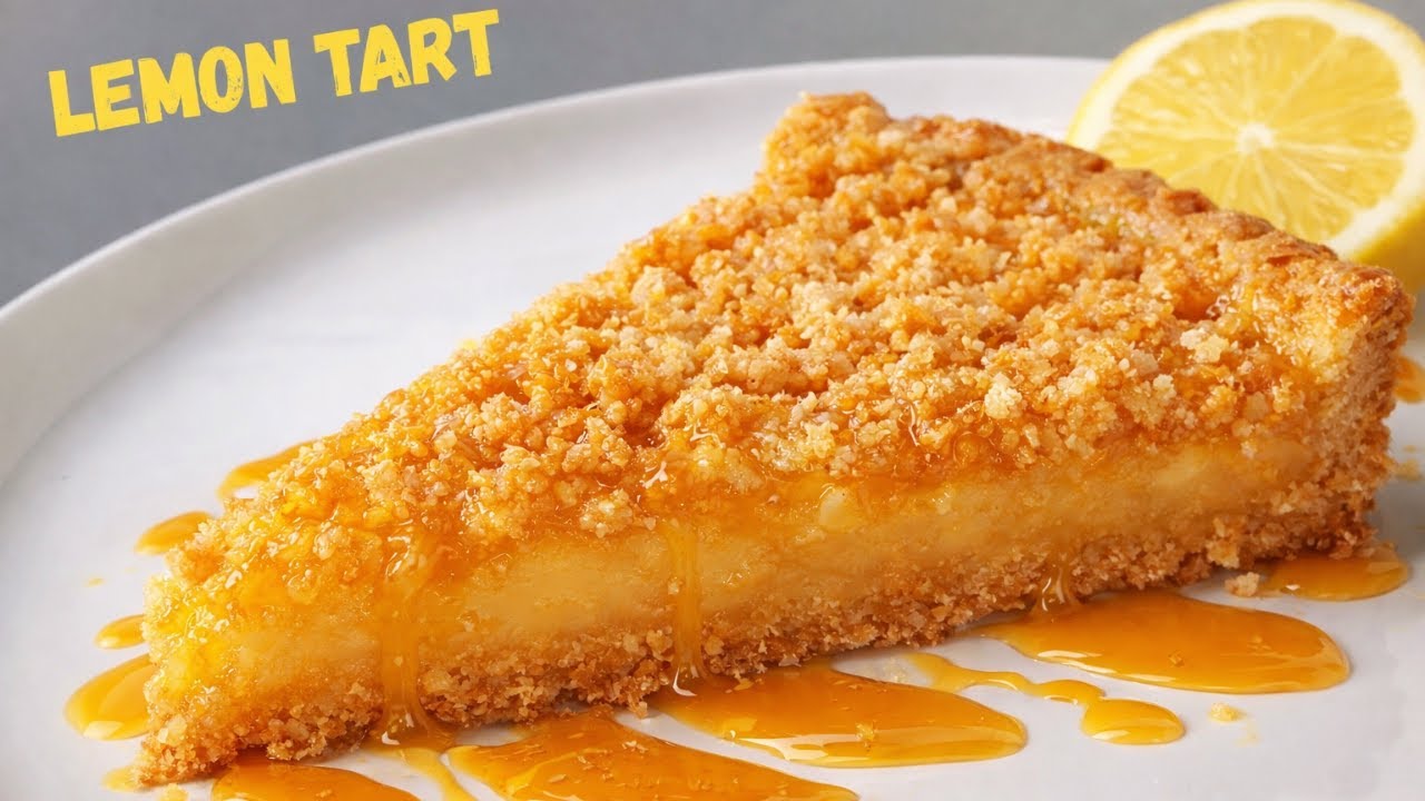 Лимонно-кокосовый пирог 🍋: легкий, вкусный и без масла!