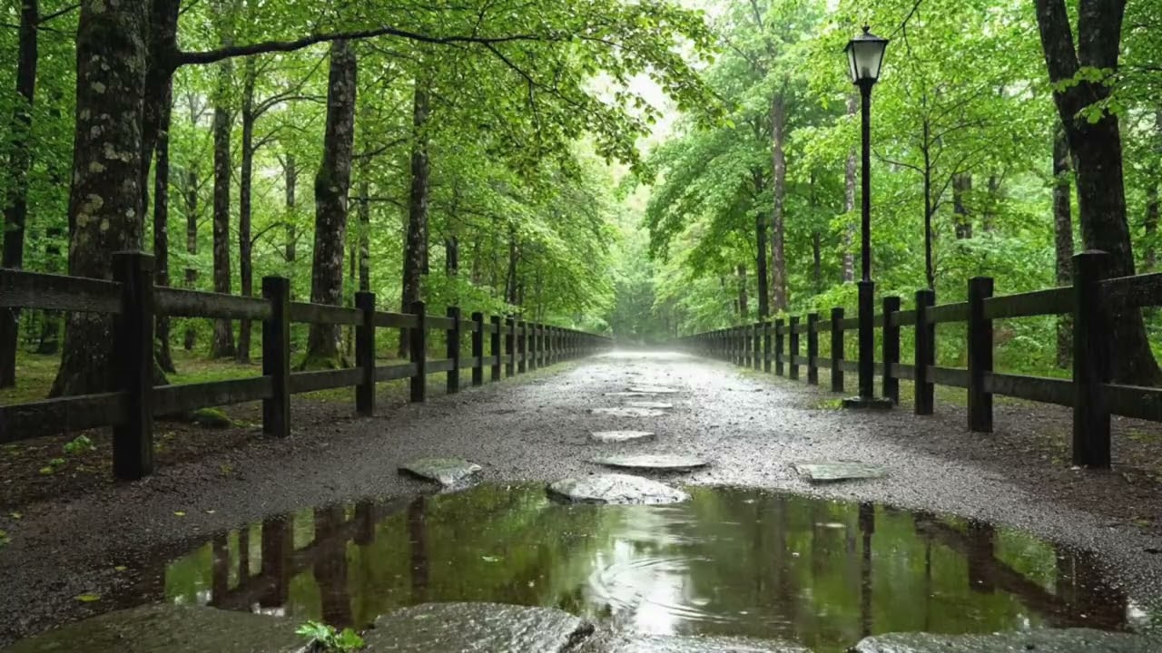 Gentle Woodland Rain Sounds | Relaxing Nature Ambience for Better Rest