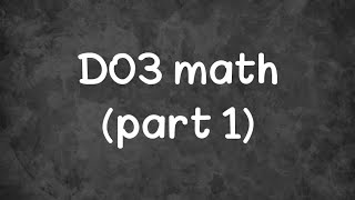 D03 ACT (Math) Exam part 1