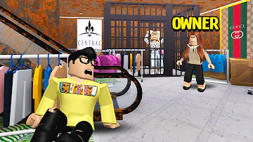 I Worked At A RICH Mall.. I Caught The Owner Trapping CUSTOMERS! (Roblox Bloxburg)