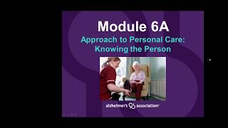 Module 6A State Required Dementia Training
