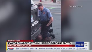 Ex-cop charged with murder of George Floyd