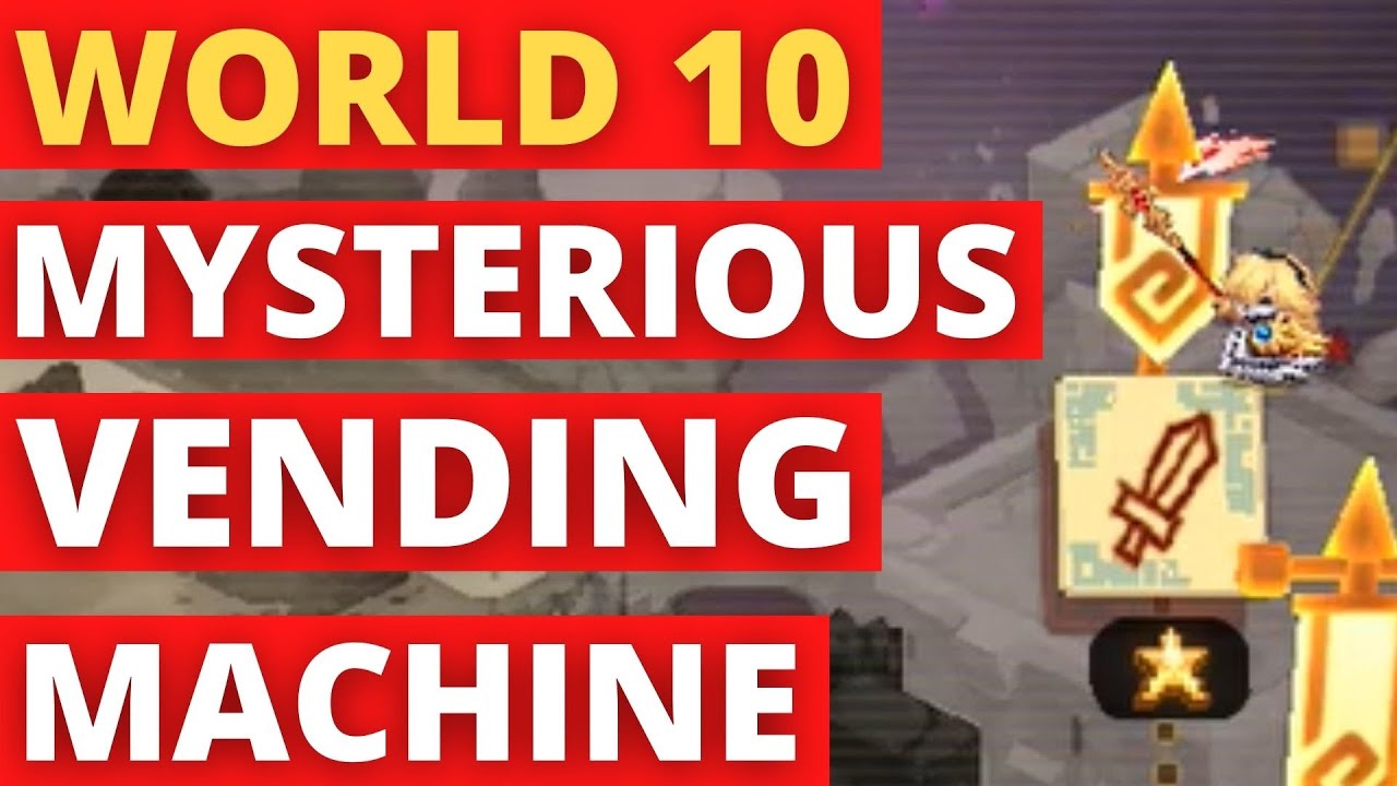 Guardian Tales World 10 Mysterious Vending Machine YouTube