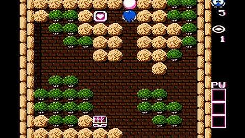 Adventures Of Lolo 8 bit game