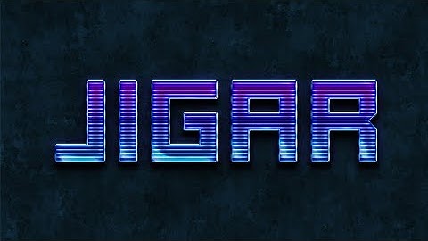 Photoshop tutorial : learn how to create sci - fi scan - line text effect in photoshop