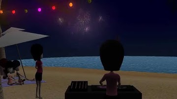 Maya Fireworks Effect