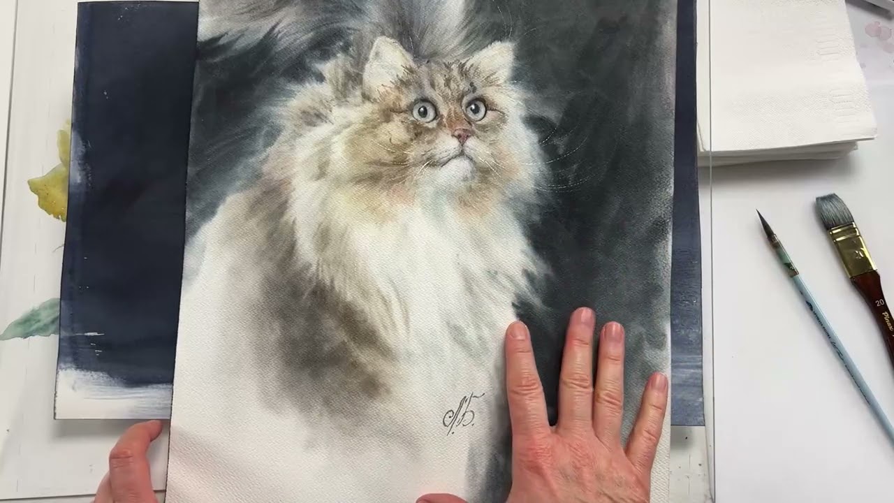 «Что делать, если акварельная бумага испортилась», мастер-класс