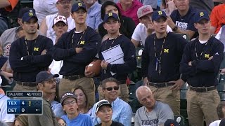 Fans dress as Harbaugh in Detroit