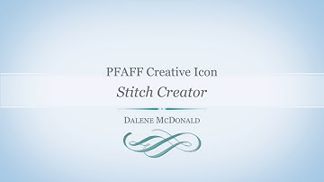 PFAFF creative icon Stitch Creator