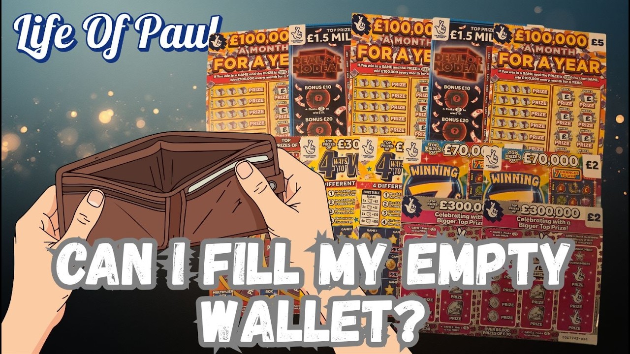 £45 mix of lotto scratch cards. I hope I'm lucky🤞