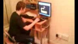 Stupid Lad Gets Kod After Doing Maze.