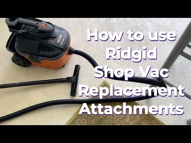 Compatible Replacement for Some Shop Vac and Ridgid Style Vacuum Cleaners  Crushproof Commercial Grade Hose with Tool Set. Has 2 1/4 Machine End