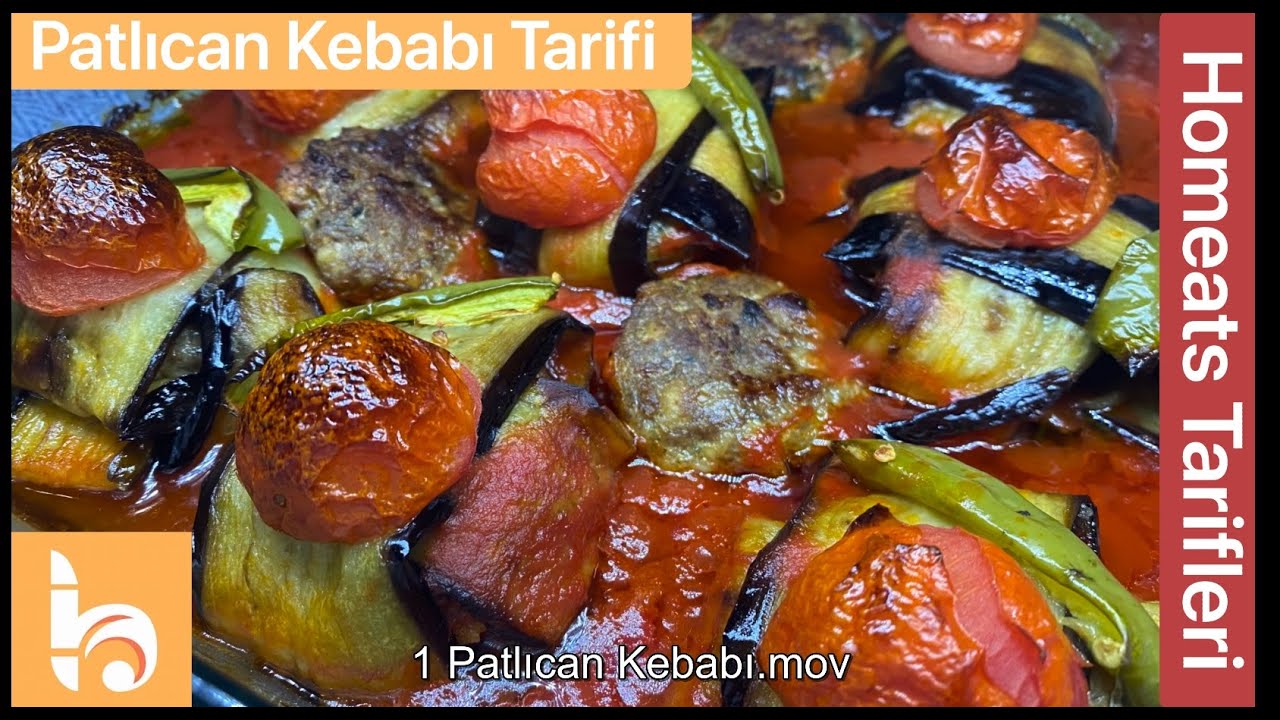 PATLICAN KEBABI | PRATİK VE KOLAY AKŞAM YEMEĞİ TARİFLERİ | SAĞLIKLI BESLENME | Homeats Uygulaması