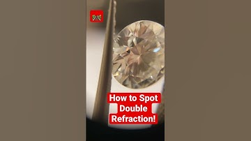 How To Test Moissanite Without A Tester! 10X Loupe spotting “Rail Tracks” (Doubling) SiC Gem ID 🔬💍