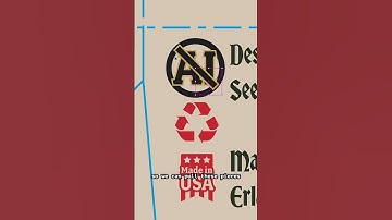 Would an anti-AI label impact your interest in an item? + Quick icon tutorial! #adobeillustrator