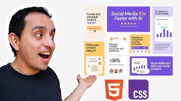 APRENDE a crear este BENTO GRID usando únicamente HTML y CSS