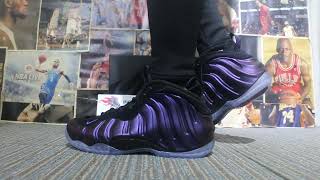 Nike Air Foamposite One “Eggplant”2024 on feet show