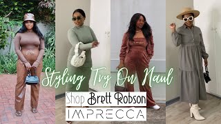 Imprecca and Shop Brett Robson Styling Try On Haul || Aura Dandelion South African YouTuber