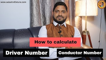 Numerology I How to calculate Driver, Conductor numbers | Lu Sho Grid