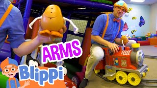 Learn About Body Parts With Blippi! | Learn & Play | Indoor Playground | Educational Videos For Kids