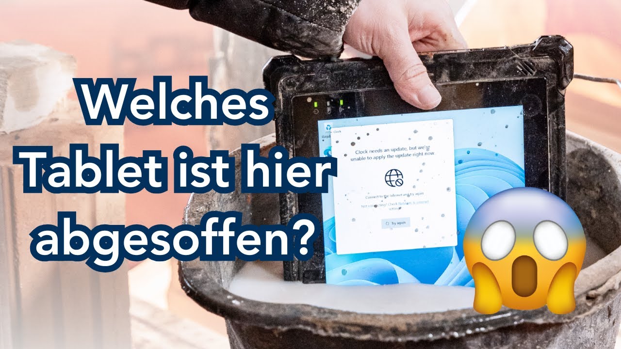 5 Baustellen-Tablets im Härtetest! Mit ÜBERRASCHUNGSSIEGER