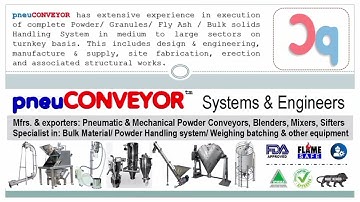 Pneumatic Powder Transfer System working video
