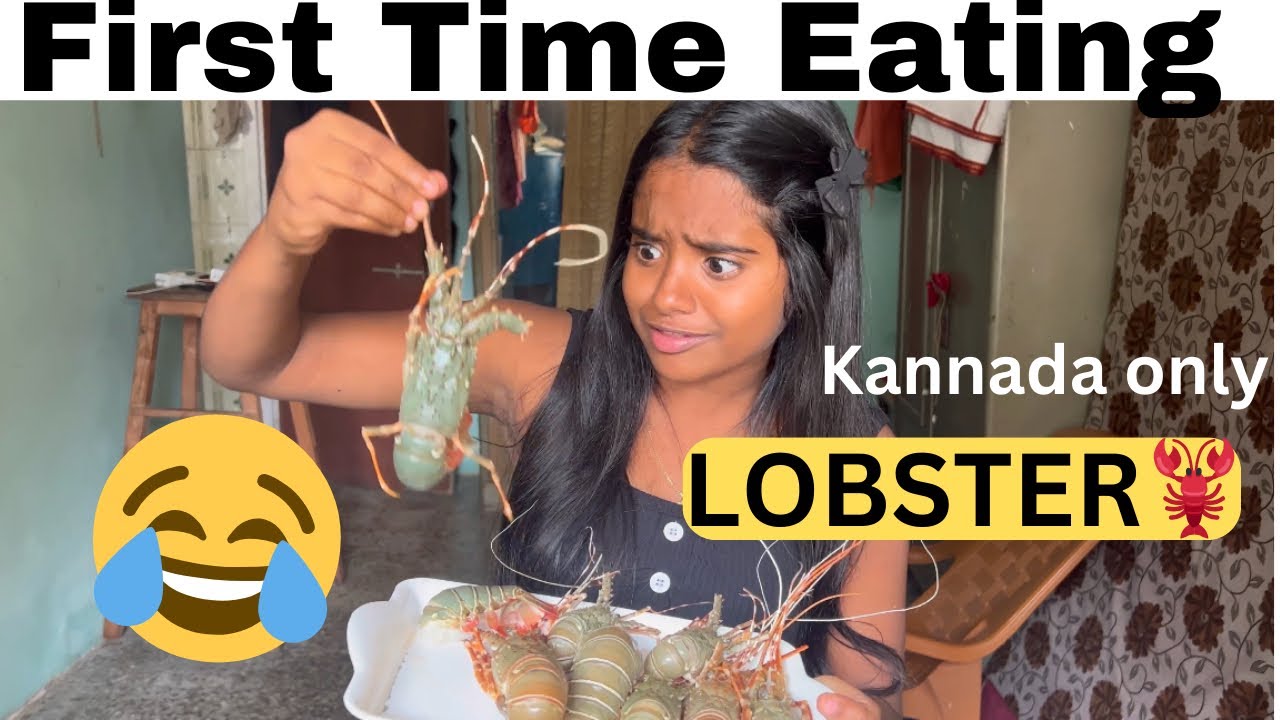 first-time-cooking-and-eating-lobster-rakshita-kannada-talks-lobster