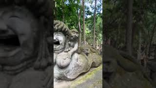 Monkey Sacred Forest, Ubud, Bali.