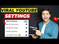 5 viral youtube settings that you must know  grow youtube channel fast without using google ads