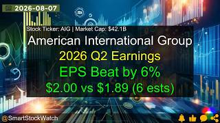 American International Group (AIG|$42.1B) - 2026 Q2 Earnings Analysis