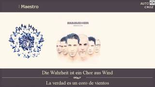Rammstein - Album Herzeleid - Der Meister (subtitulos Español y Aleman) chords