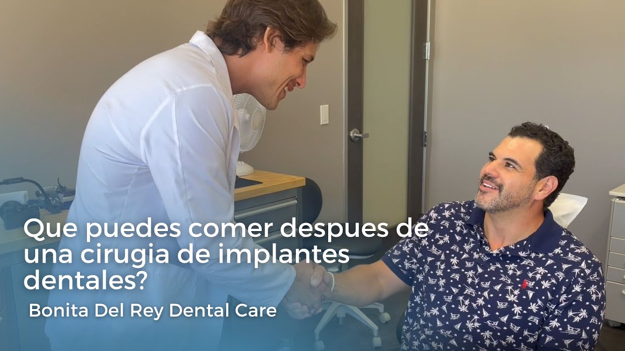 Que se puede comer despues de una cirugia de implantes dentales? YouTube