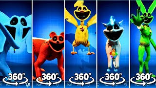 360º VR Big Monsters Smiling Critters Poppy Playtime Chapter 3 Characters FNAF AR Workshop Animation