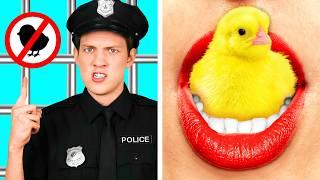 Ways to Sneak Pets into Jail | Prank Wars by PaRaRa Challenge