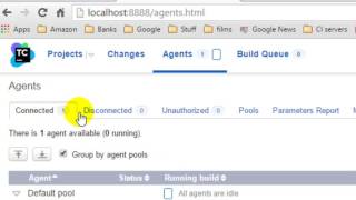 How to view connected and disconnected build agents in TeamCity
