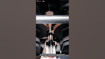 Innovation Double Cylinder Press Machine: Fast, Strong, Technology Precise Bolt Knurling #tech