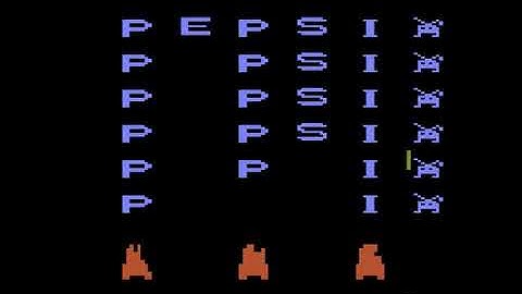 Pepsi Invaders   Coke Wins USA ATARI 2600 VCS HYPERSPIN NOT MINE VIDEO COMPUTER SYSTEM