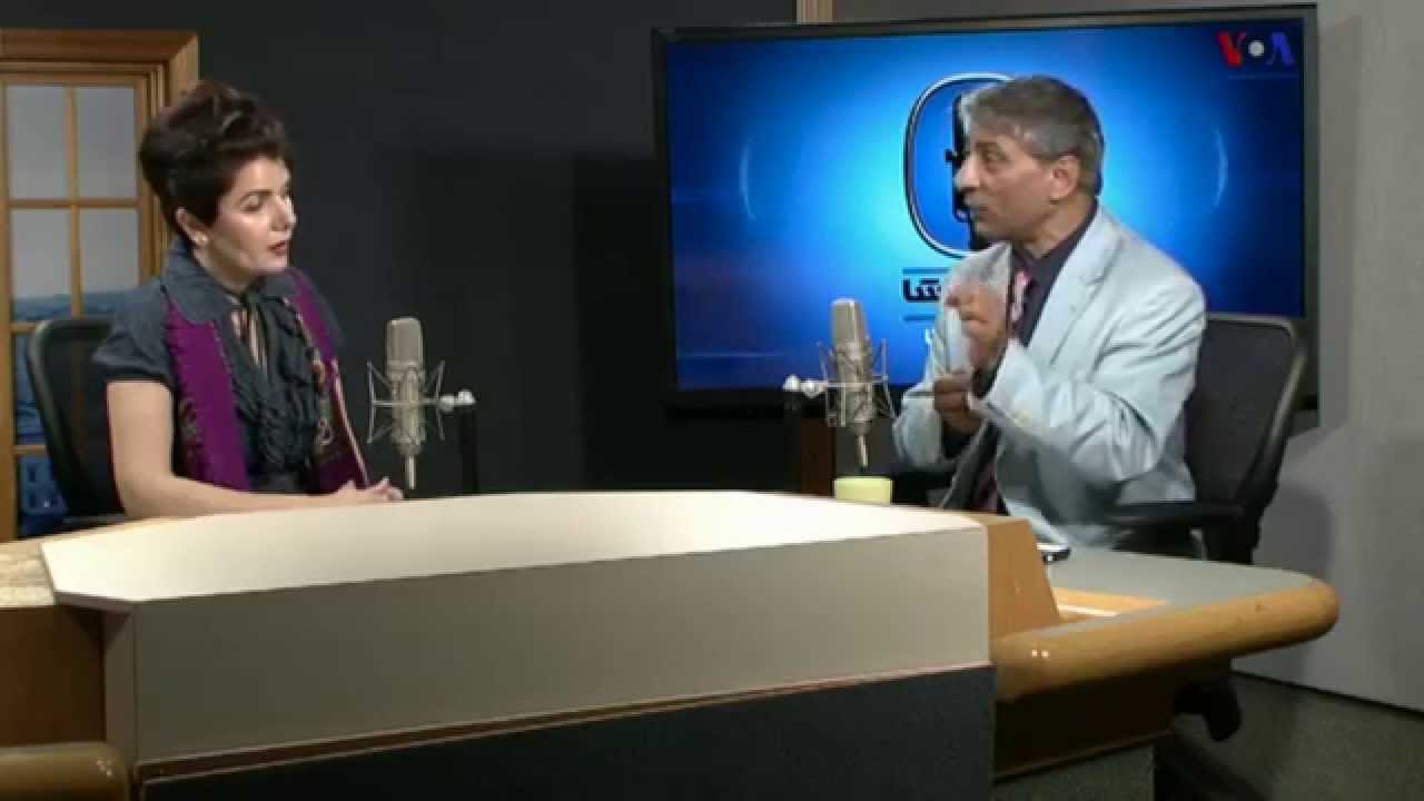 VOA Voice of America MahMonir Rahimi Academic Politics part 53 Aram Hessami 10May2015 ماهمنیر رحیمی