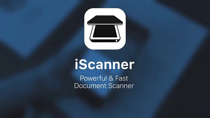 iScanner - Portable PDF Scanner App with OCR