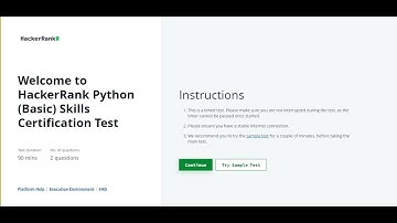 Python (Basic) Skills Certification Test Solution || Hackerrank Skill Verified