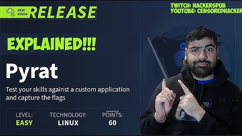 🚨Live Stream | TryHackMe: PyRat Explained🚨
