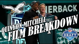 Quinyon Mitchell Film Breakdown 🔥 I In-Depth Scouting Report I A new CB 1 to the Birds 🦅
