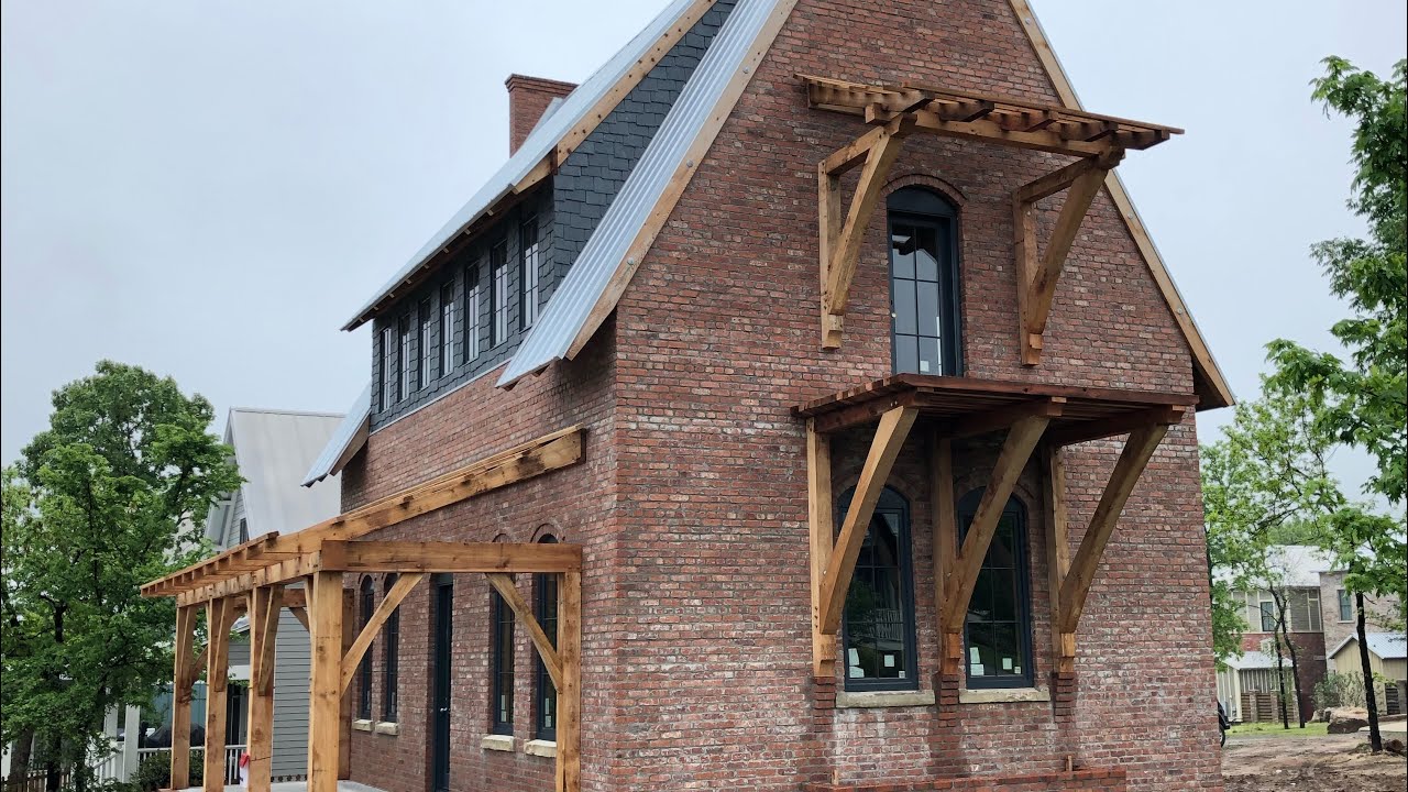 Installing Timber Framed Porch on A Structural Masonry Home