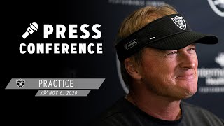 Coach Gruden \& Bryan Edwards Presser - 11.6.20 | Las Vegas Raiders