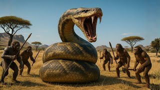 Life 4.7 Million Years Ago | Prehistoric Tribe vs Giant Python Who Will Win the Battle for Survival?